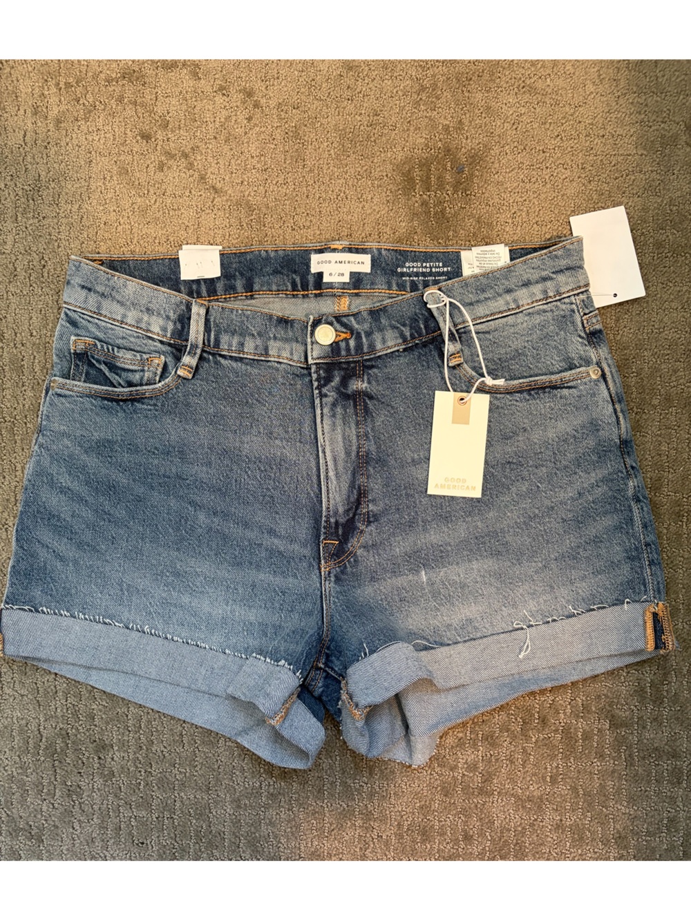 Good American Good Petite Girlfriend Short